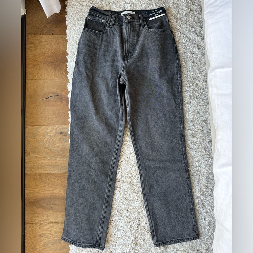 Ultra High Rise 90's Straight Curve Love Black wash jeans